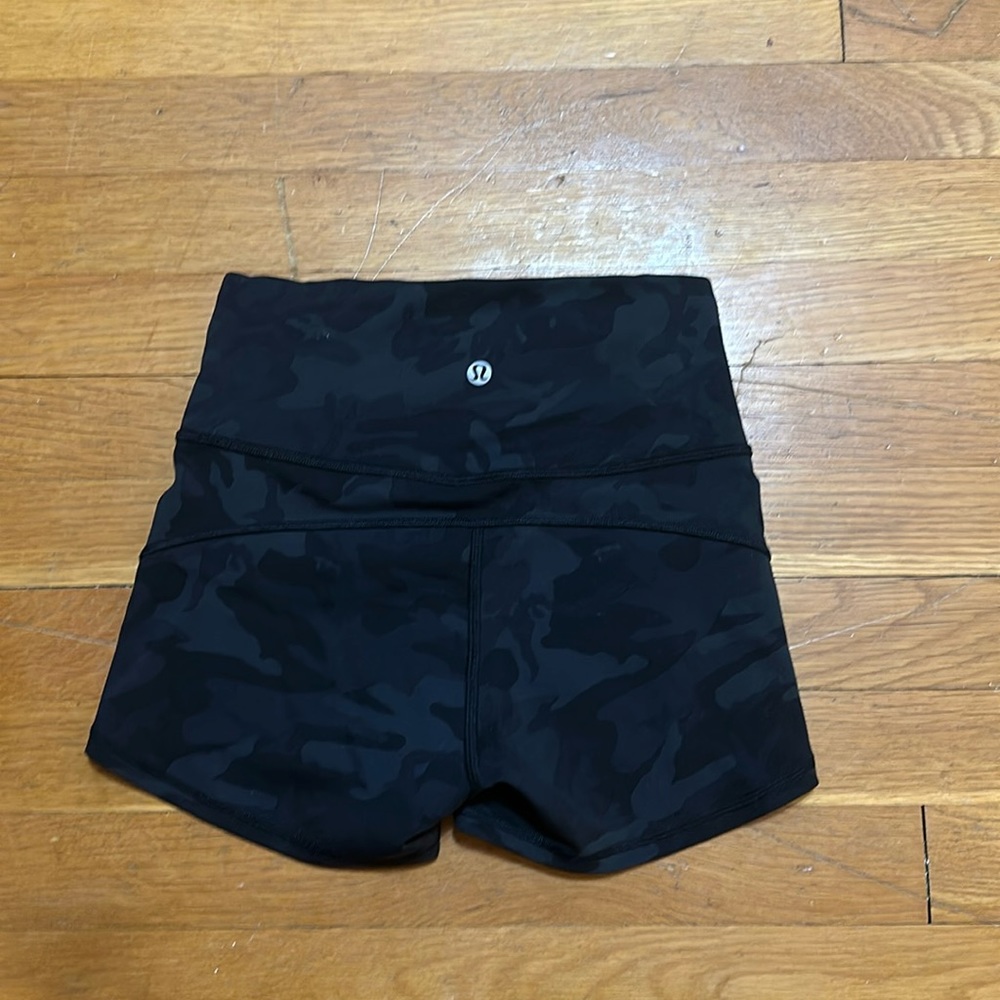 Camo Lululemon align shorts